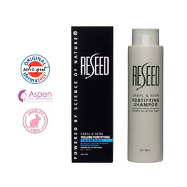RESEED Sabal and Neem Fortifying Shampoo for Men - Reseed Hair Loss Range for Men and Women