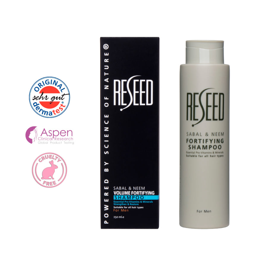 RESEED Sabal and Neem Fortifying Shampoo for Men RESEED Sabal and Neem Fortifying Shampoo for Men - Reseed Hair Loss Range for Men and Women