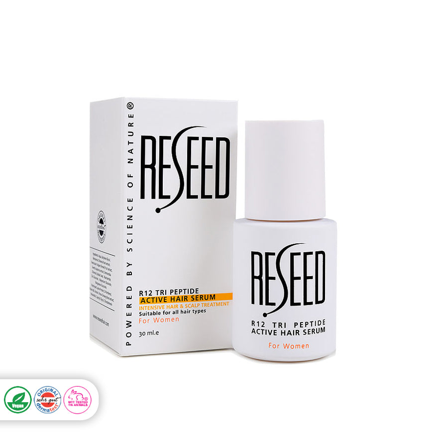 Reseed R12 Tri Peptide Hair Growth Serum for Women 30 ml - Reseed Hair Loss Range for Men and Women