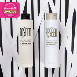 Beauty bible Winner, RESEED Wheat Bran Ultra Volume Conditioner for Women 250 ml - Detangles and protects dry damaged hair Enriched with amino acids to repair breakages Contains UV filters to protect against harmful UV rays Improves gloss and shine Unique elasticity properties